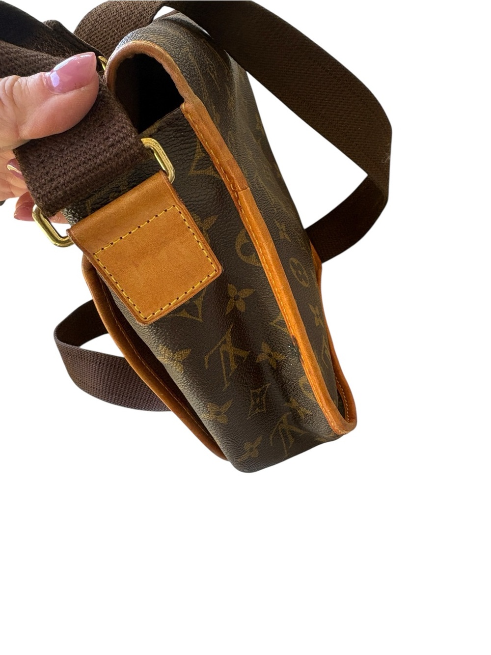 Louis Vuitton Monogram Canvas Messenger Bag in Brown and Tan COA - Picture 5 of 7